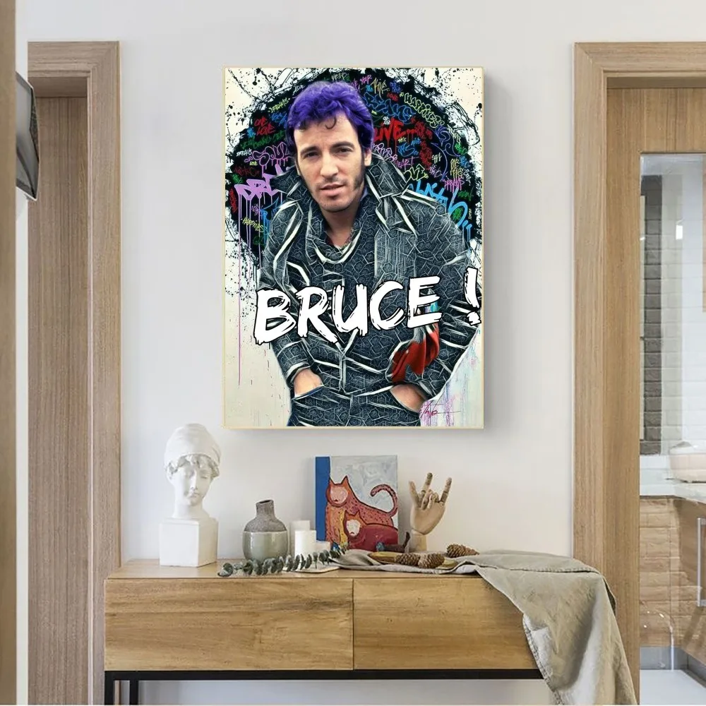 Bruce Springsteen Band Poster No Framed Poster Kraft Club Bar Paper Vintage Poster Wall Art Painting 2 - Bruce Springsteen Shop